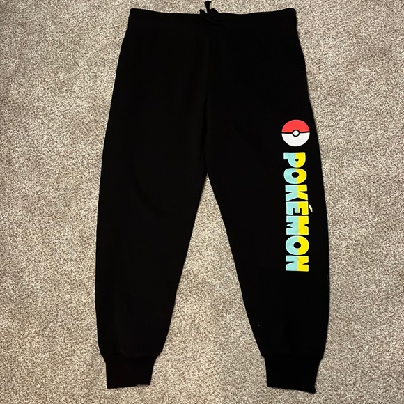 Pokemon Other - Pokemon Black Sweatpants Men’s Large